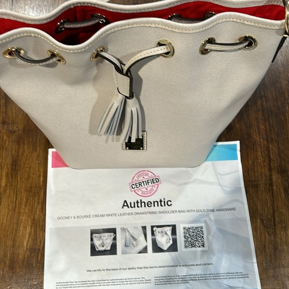 NWOT winter white Dooney and Burke - Picture 6 of 10